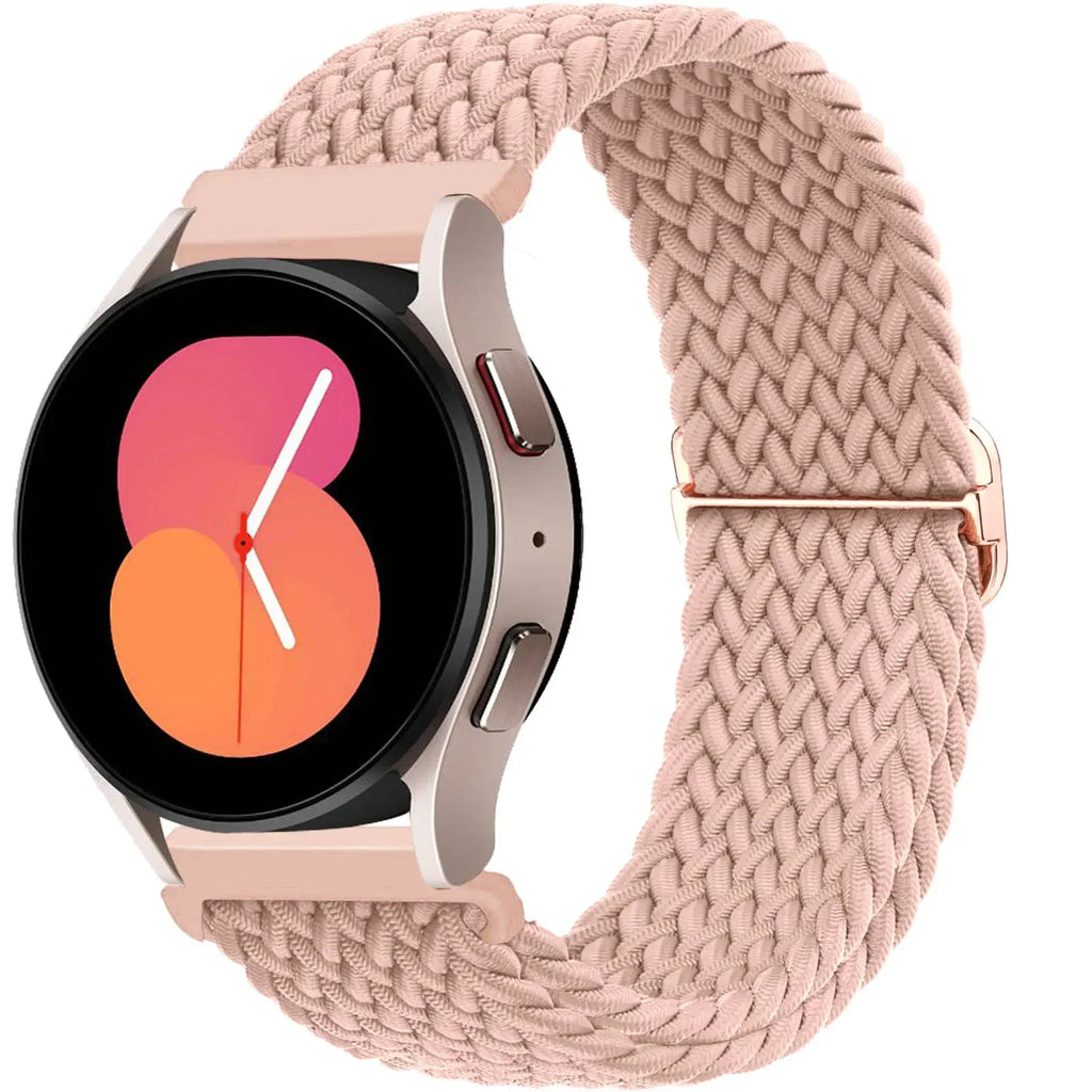 Nylon Strap for Samsung Galaxy Watch 7 6 5 4 40mm 44mm 6Classic 43/47mm 20mm 22mm Braided Solo Loop Band for Huawei Watch 3 4Pro