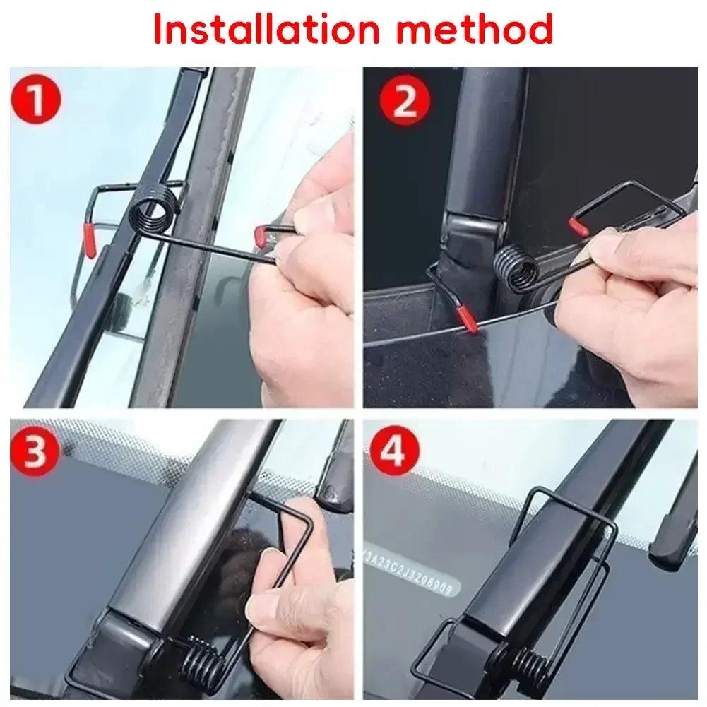 Alloy Car Wiper Booster Spring Intelligent Windshield Wiper Arms Alloy Rubber Wipers Spring Auto Replaceable Parts Universal