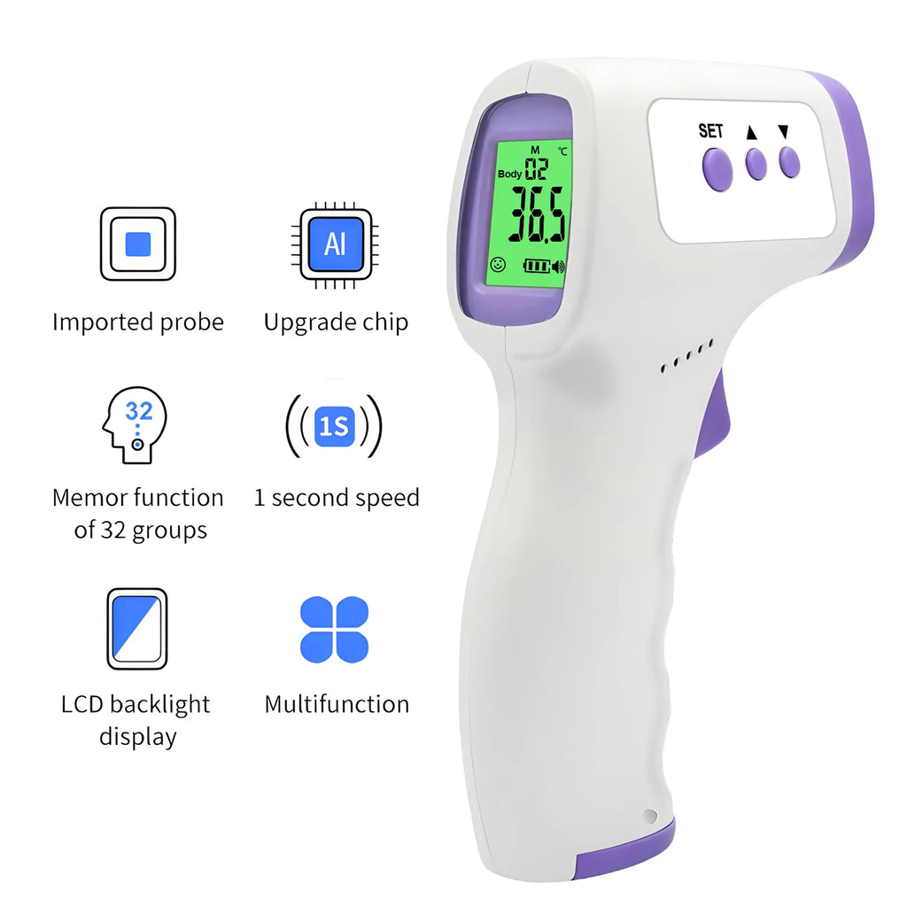 Medical Temperature Infrared Thermometer Forehead Digital Non-contact Thermomete LED Display Fever Measure Tool For Baby Adult