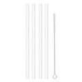 Reusable Straw with Cleaning Brush Plastic Replacement Straw Compatible with Stanley 40 oz 30 oz Cup Tumbler