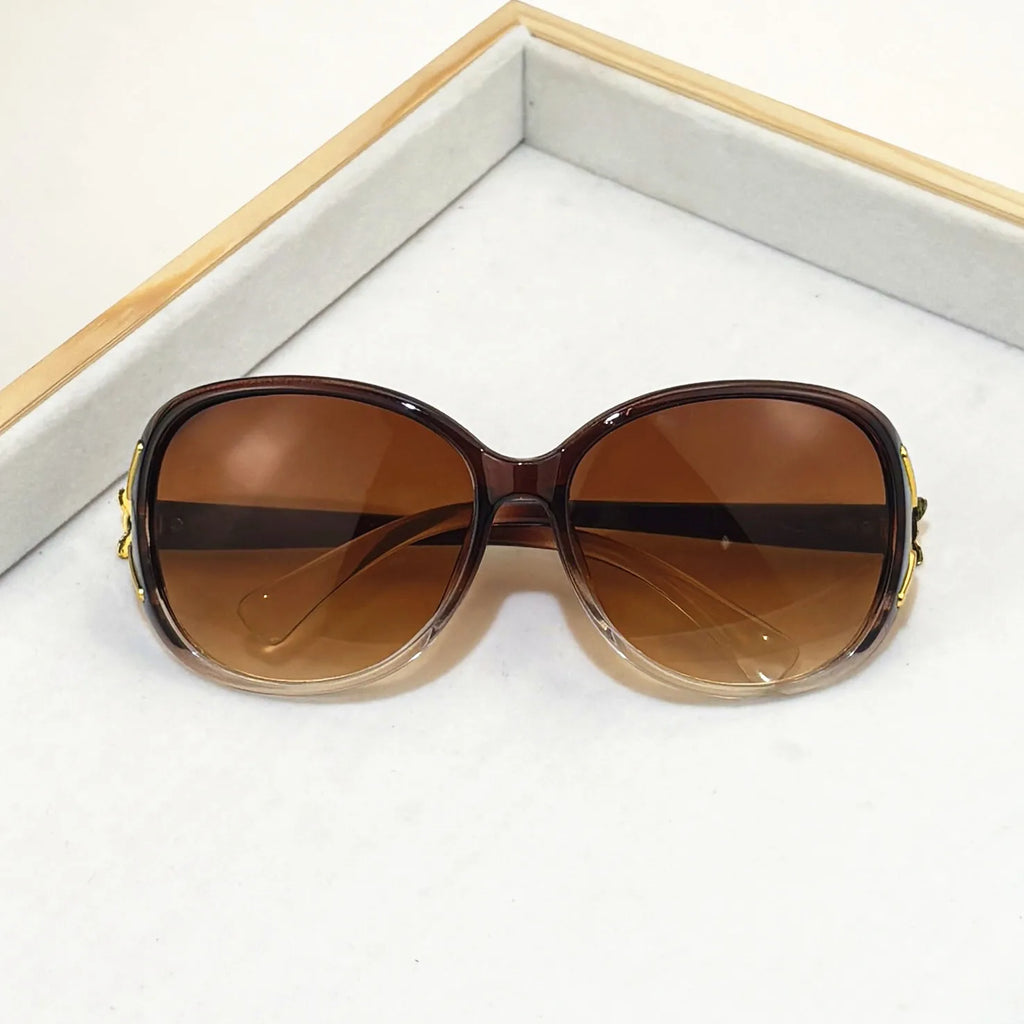 3PCS Fashion Oversized Sunglasses Women Plastic Female Big Frame Gradient Sun Glasses UV400 gafas de sol mujer