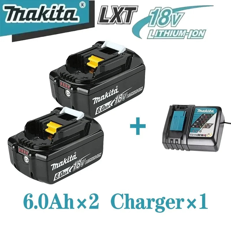 100% Genuine Makita 18V Battery 5Ah 6Ah 9Ah, Replacement for BL1860B BL1850B BL1840 BL1830 BL1815 Power Tool Battery