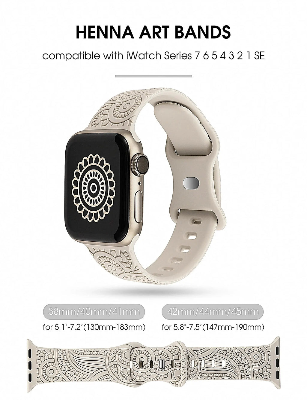 Hot Engraved Pattern Silicone Band For Apple Watch 42mm 46mm 38mm 40mm 41mm Sport Loop Strap For Iwatch Series 10 9 8 Ultra 7 6