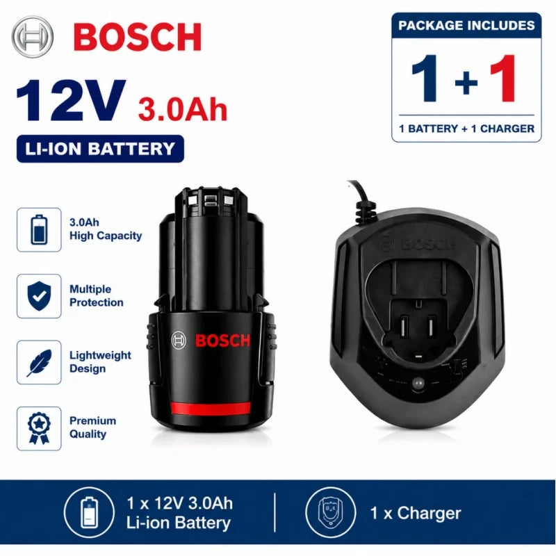 100% Original-Bosch 18V Battery, 18V and 6000mAh Backup Batteries, Draadloze Professional System, BAT609 BAT618 18V Tool Battery