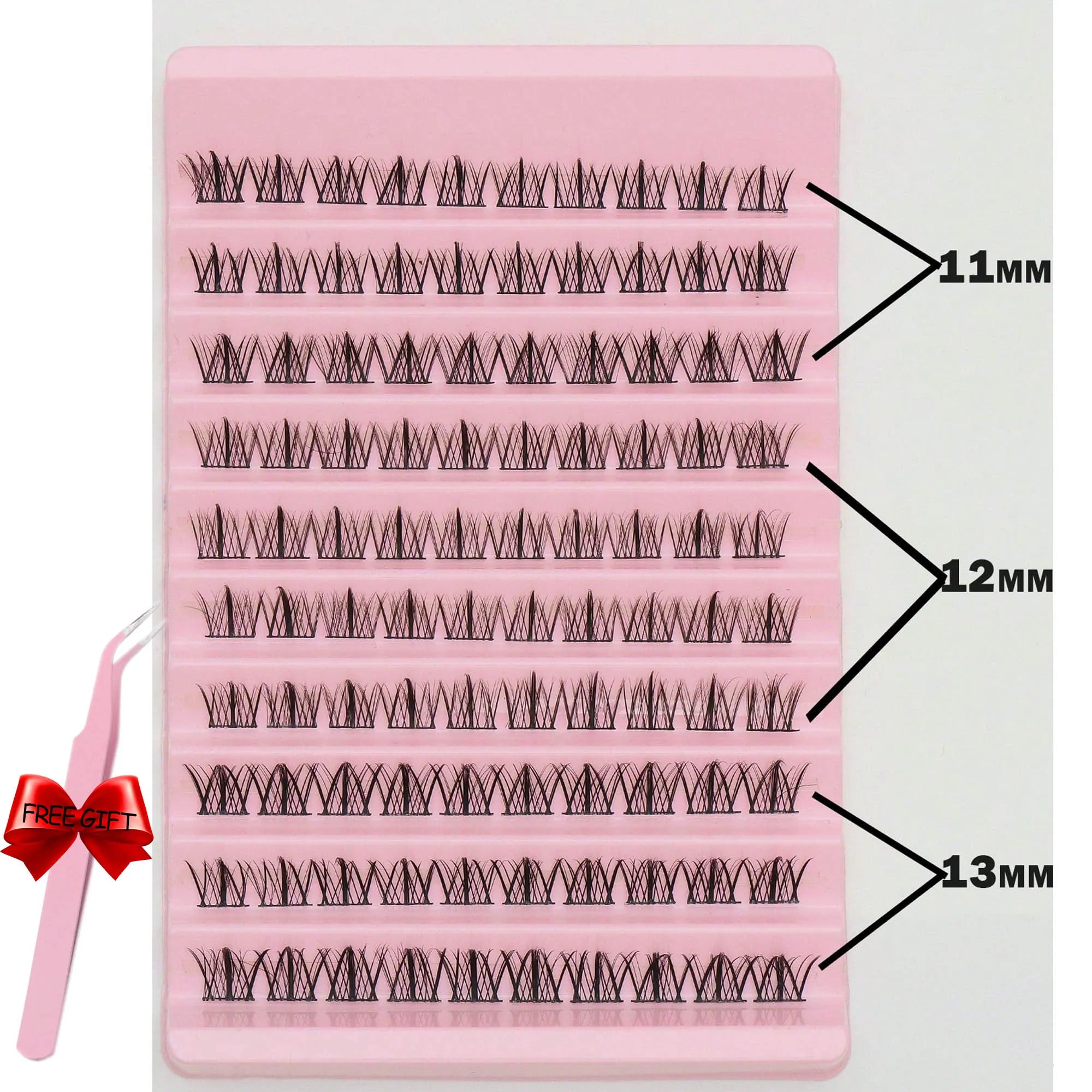 DIY Clusters Eyelash Extension Winged Individual Lashes Volume False Eyelashes Natural Segmented Eyelash Bundles Makeup Tools