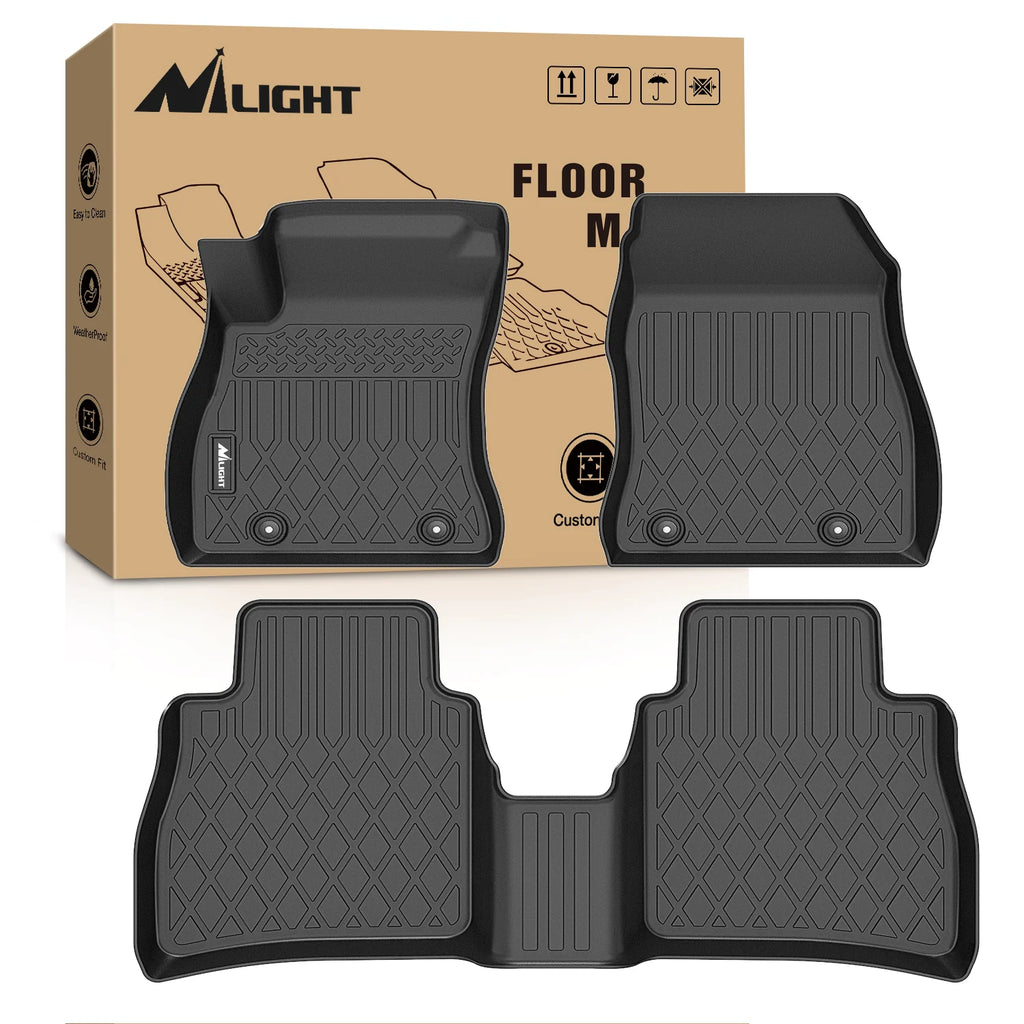 Nilight Custom Fit TPE Floor Mats All Weather Waterproof Heavy Duty Car Floor Liners for Nissan Altima 2007-2025 Rogue 2014-2025 Pathfinder 2013-2025 Murano 2019-2025 Sentra 2014-2025 Titan Titan XD Frontier Ariya Kicks Armad