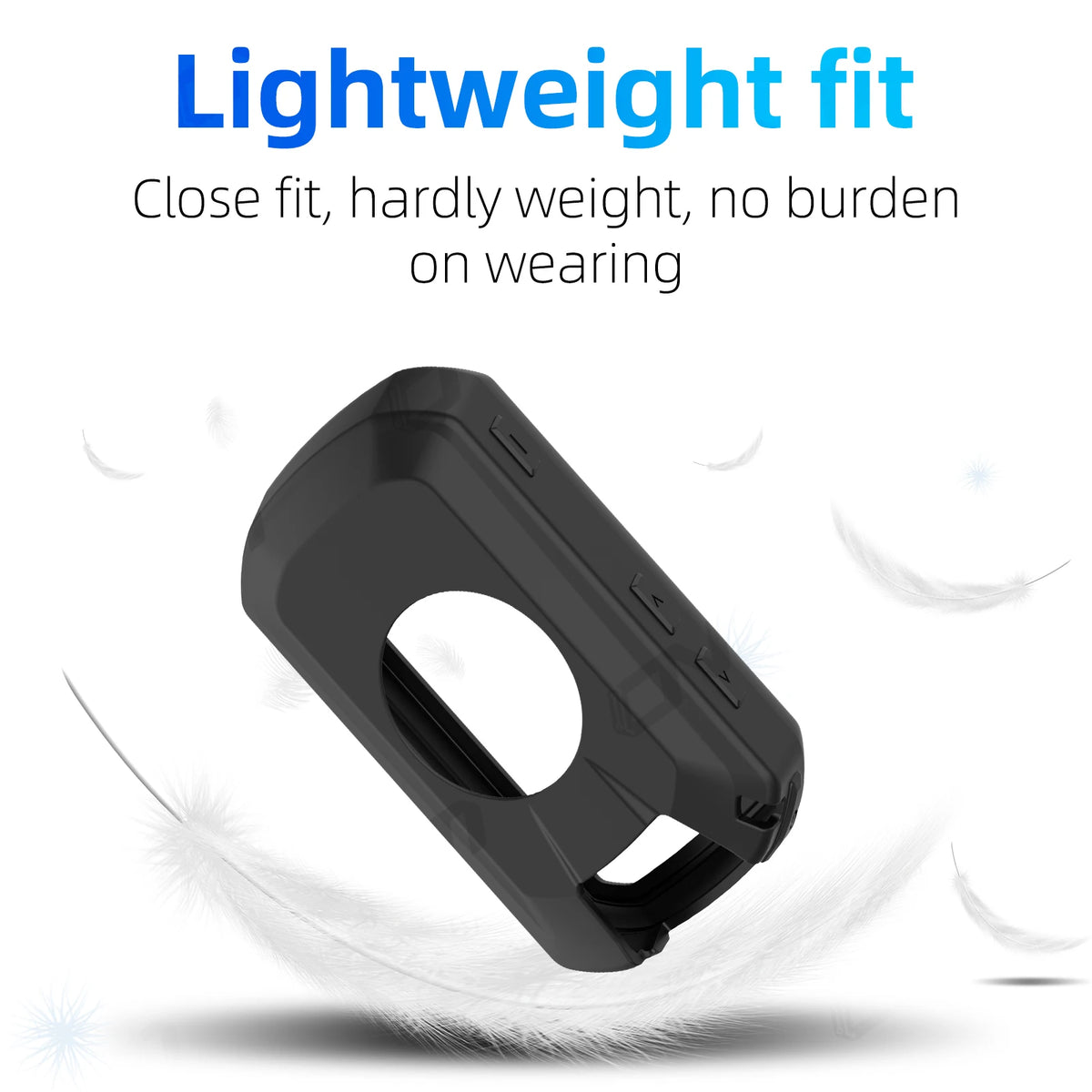 2-in-1 Kit: Silicone Case & 2 Tempered Glass for Garmin Edge 550/850 GPS Bike Computer, Protective Cover + Dual Screen Guards