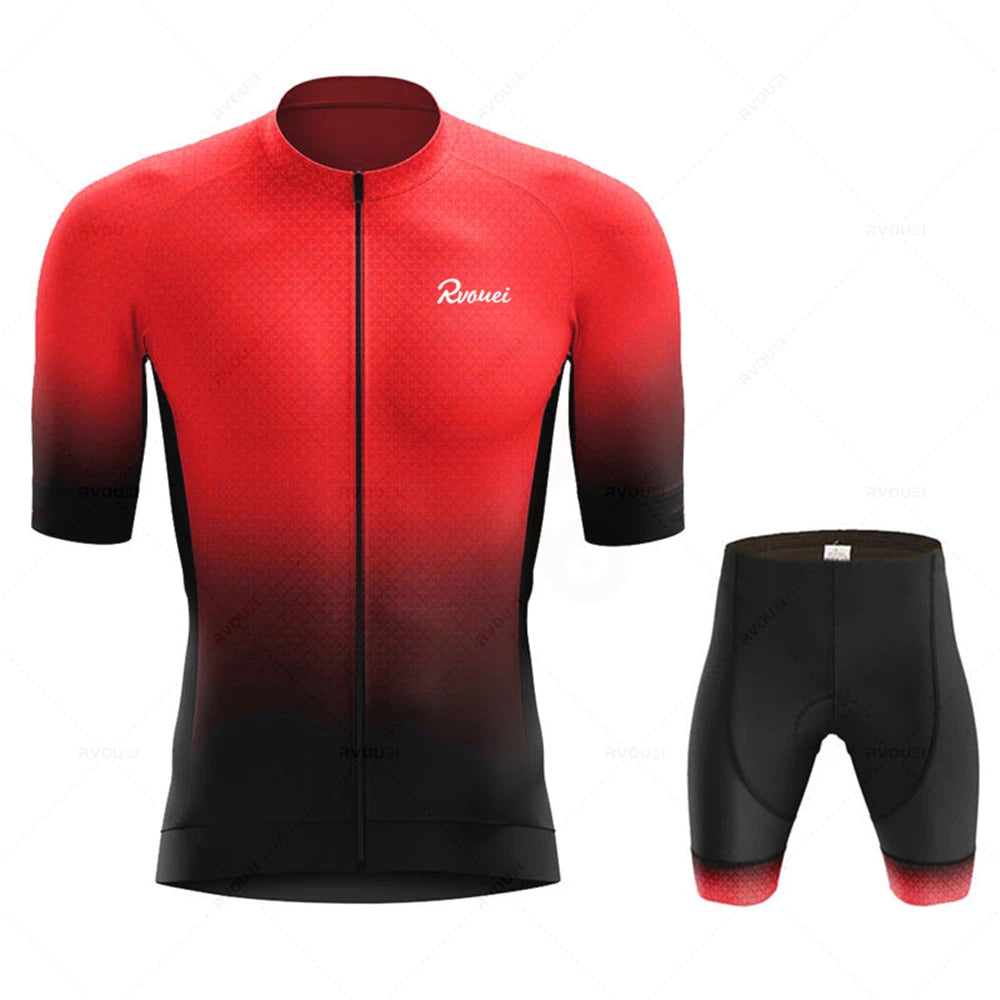 Cycling Jersey 2026 Pro Team Rvouei Men Bicicleta Set Racing Bicycle Clothing Suit Breathable Mountain Bike Clothes Sportwears