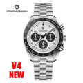 PAGANI DESIGN Moon Mens Watches 2025 Top Brand Luxury Quartz Watch For Men Chronograph Luminous Sapphire Mirror Waterproof Clock