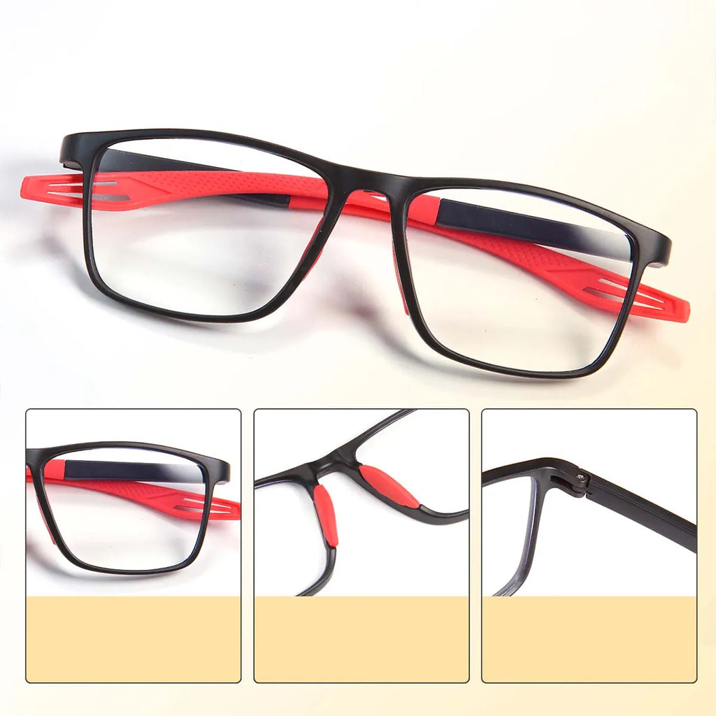2 Pack Smart Automatic Zoom Eyeglasses Anti-Blue Light Reading Glasses Men Women Optical Spectacle Intelligent Zoom Eyeglass