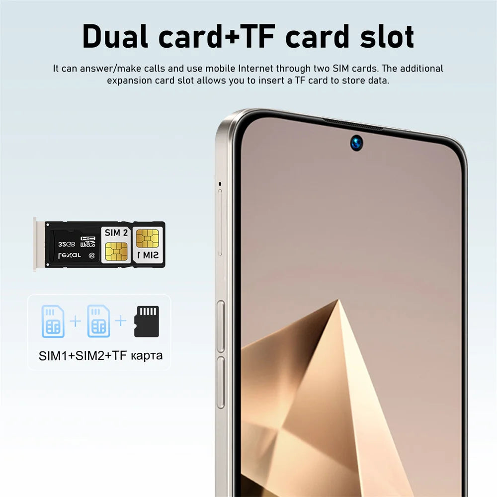 K-Touch Mobile Phones C27 Ultra Smartphone Android 5G Cell phone 7.3 Inch 16+48MP Camera 22GB+2TB 7800mAh Battery Factory Unlocked For Men Women