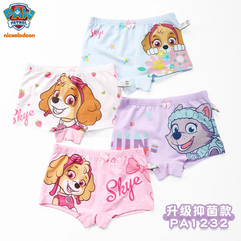 2024 New Genuine Paw Patrol Boys Girls Underpants Children Underwear Girls shorts Boxer Brief Cotton Corner Pants High Quality