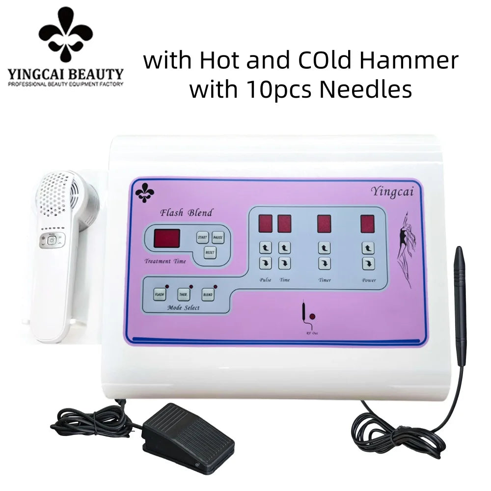 2 in 1 Electrolysis Hair Removal Machine Painless Permanent Hair Remove Machine for Women Men Bikini Body Home Salon Use