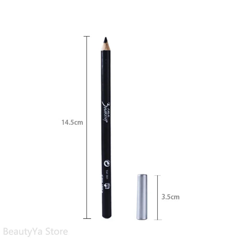 Fashion Professional Makeup Black Brown Eyeliner Eyebrow Pencil Portable Hard Eyeliner Waterproof Lasting Cosmetic Beauty Tool
