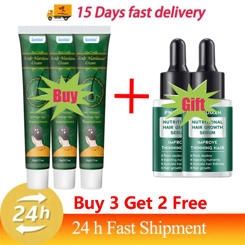 8 Days Fast Hair Growth Cream Anti Hair Loss Prevent Baldness Scalp Treatment Repair Roots Beauty Health Hair Care For Men Women