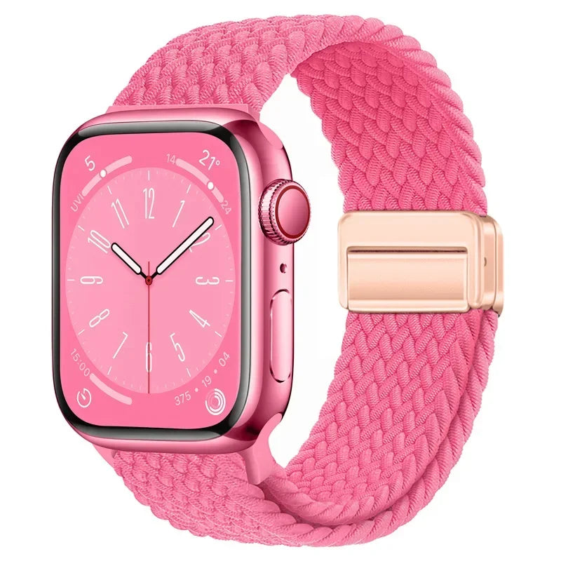 Nylon strap For Apple watch 11 10 42mm 46mm 9 8 7 45mm 41mm Ultra 3/2/1 49mm Magnetic wristband For iWatch 6 5 4 3 SE 44mm 40mm