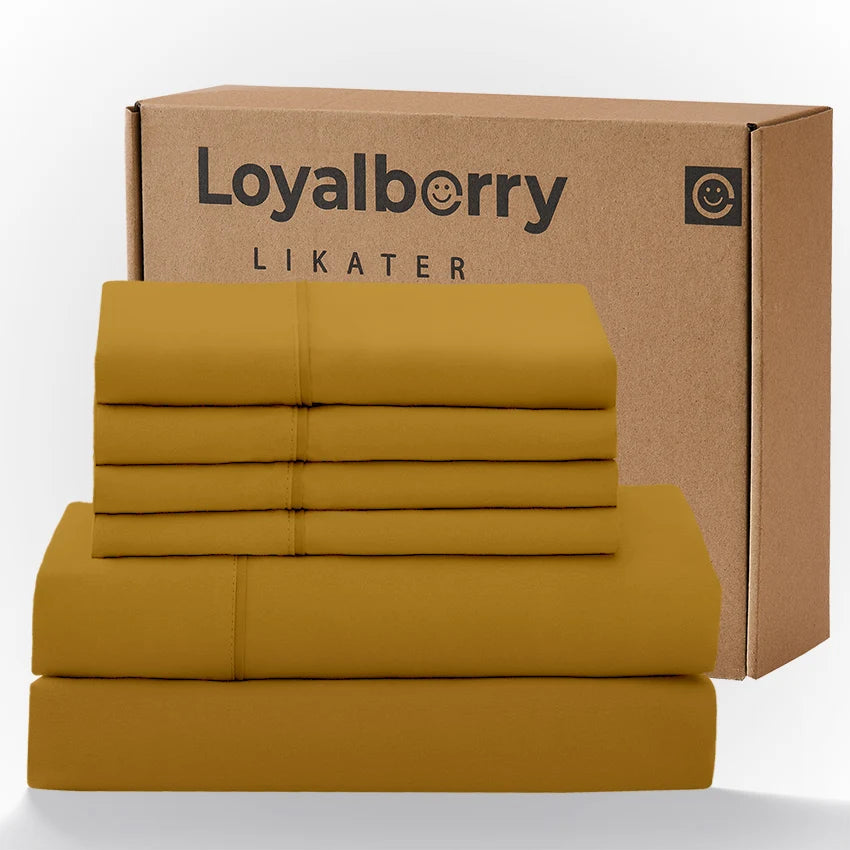 Cool & Soft Queen Size 4-Piece Bedding Set, Double-Sided Brushed Fabric, Easy Care Deep Pocket Fitted Sheet Fits Mattresses Up to 18 Inches, for Bedroom & Hotel Use, Local Warehouse Shipment, Ideal Holiday Gift