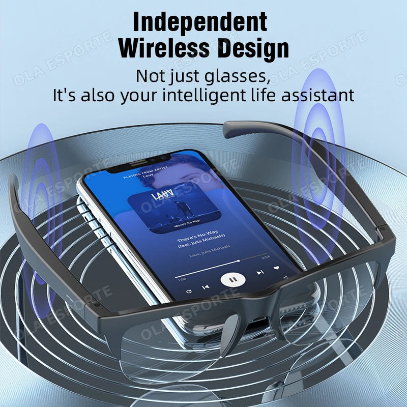 2026 Photosensitive Color Change Smart Glasses Bluetooth Voice Call Control Music UV Polarized Sunglasses Headphone Glasses Ht30