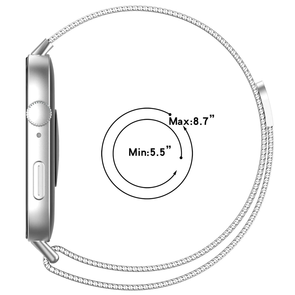 Milanese Loop Band For Huawei Watch Fit 3 Strap Smart Magnetic Stainless Steel Correa For Huawei fit 3 Watchband Accessories