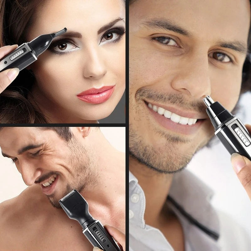 Kemei Rechargeable Electric all in One Hair Trimmer for Men Grooming Kit Beard Trimer Facial Eyebrow Trimmer Nose Ear Shaver