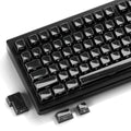 132 Keys Starry Black Crystal Jelly PBT Keycap Double Shot PC Keycaps for Gaming Mechanical Keyboard