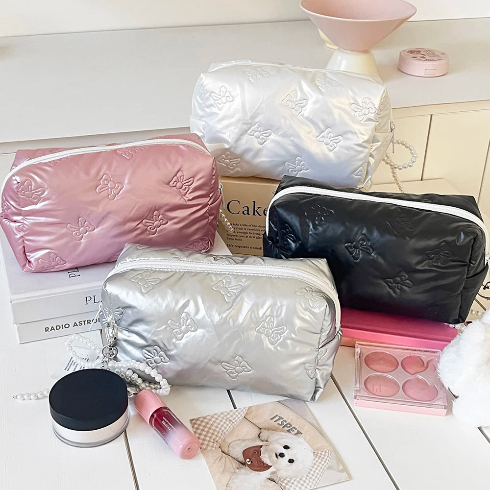 Wholesale Large Capacity Waterproof Makeup Handbag Travel Women Cosmetic Toiletry Storage Pouch Elegant Ladies Square Zipper Bag