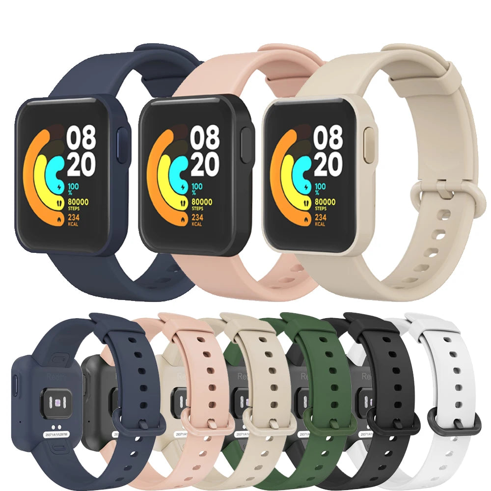 Silicone Strap For Xiaomi Mi Watch Lite/Redmi Watch Lite Band Bracelet For Xiaomi Mi Watch 2 Lite/Redmi Watch 2 Lite Wristband