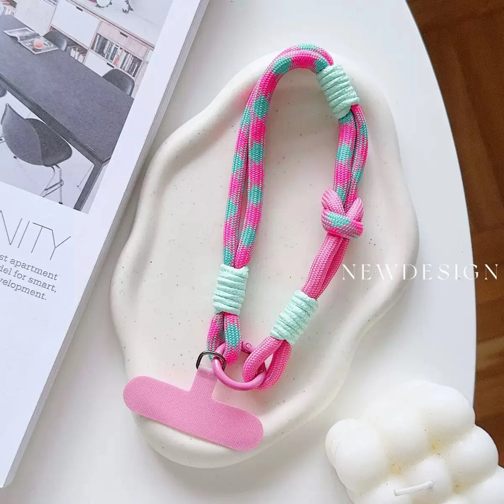 1Pc Short Wrist Strap Phone Case Connection Piece Phone Case Universal Jewelry Accessories Anti slip and Anti fall Portable Pend