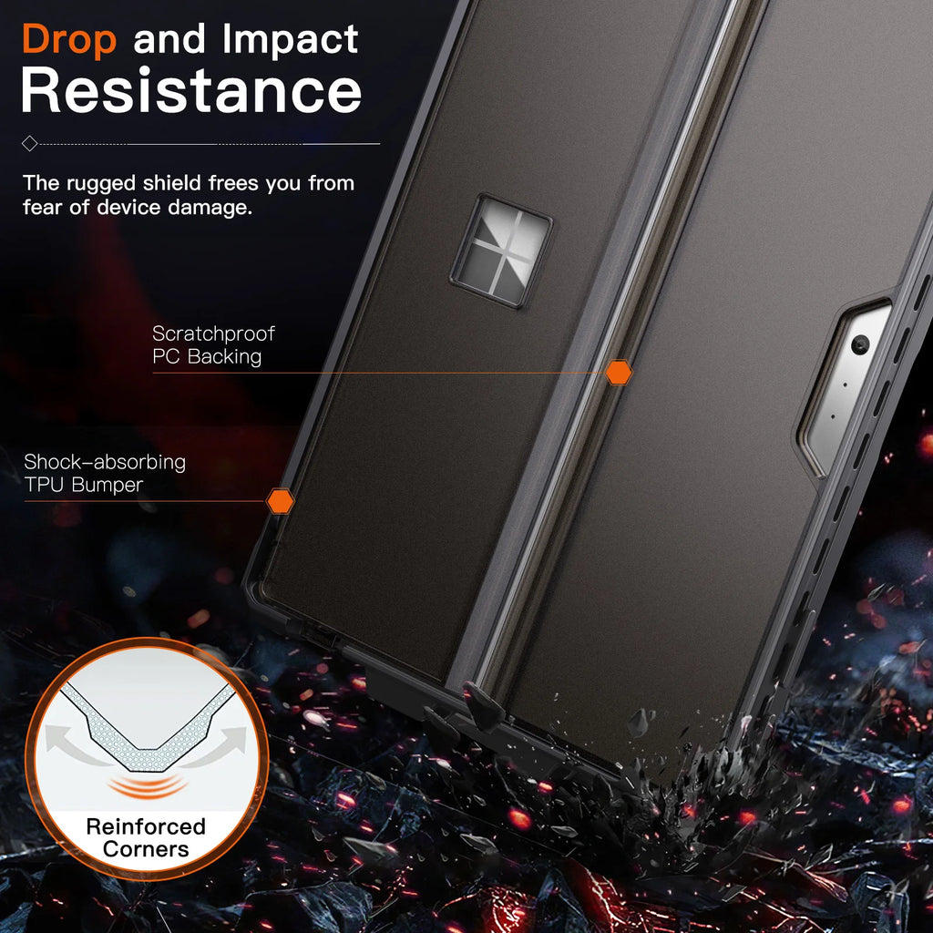 Casing untuk for Surface Pro 7 Plus Pro7 6 5 4 LTE All-in-One Rugged Cover Case with Pen Holder Kickstand Protective Case