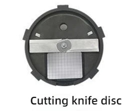 Homewise Cut Cubes and Slicing and Shredding Knife Accessories for M1 Commercial Multifunctional Vegetable Machine