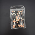 Cuttte 50/100PCS Disposable Dual Sides Eye Shadow Sponge Applicators with Container,  Length Eyeshadow Brushes Makeup Applicator