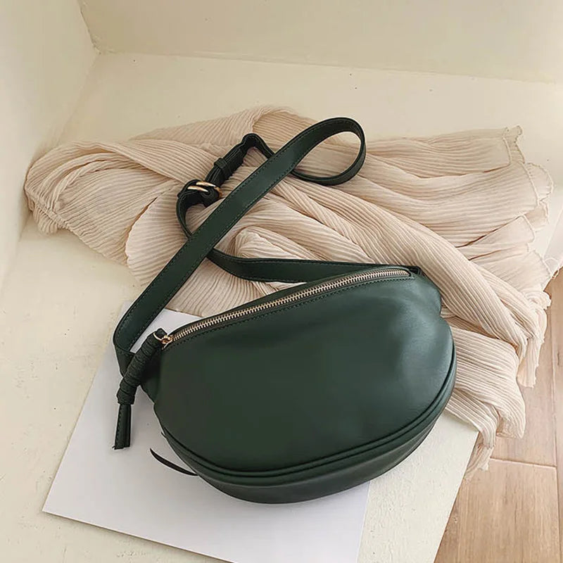 Designer Crossbody Chest Bags Top grade soft Leather Women Waist Bag Fashion  Fanny Pack Phone Packs Luxury ladies Shoulder Bags