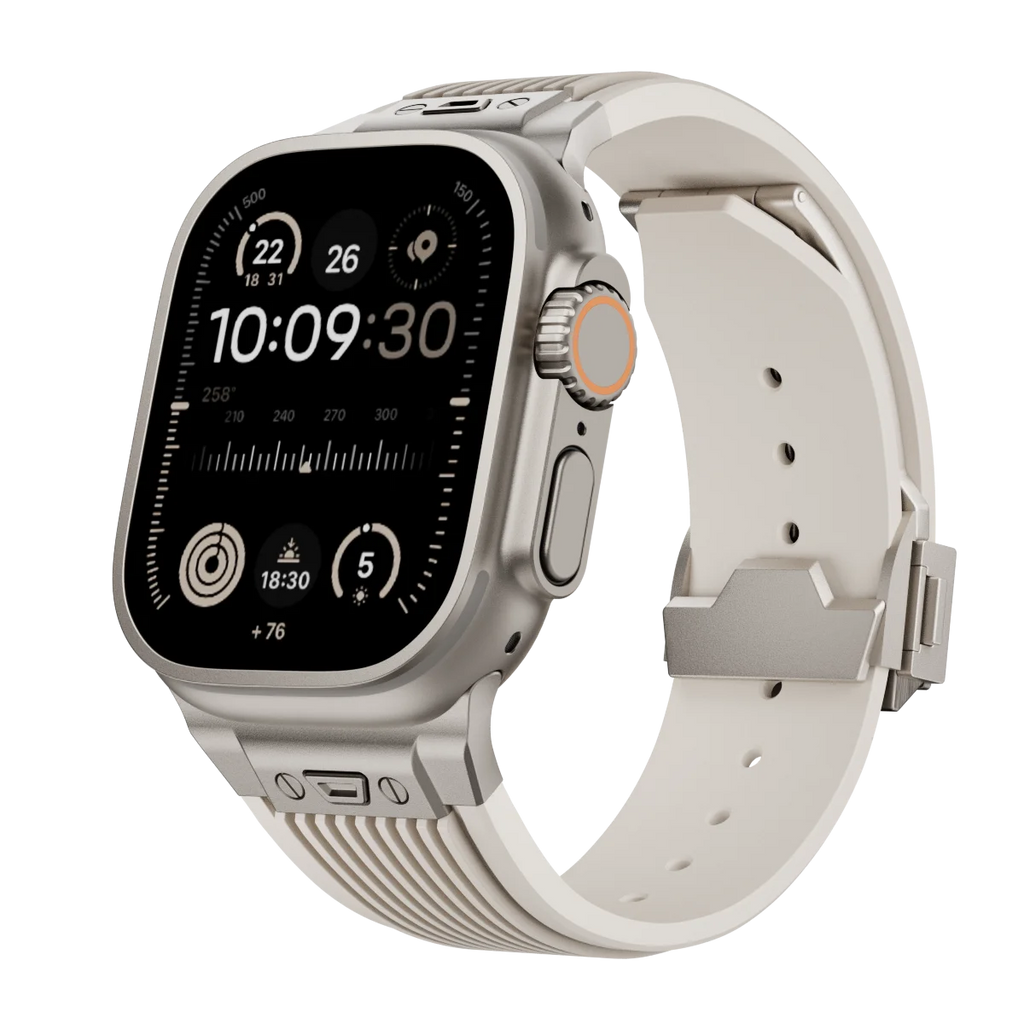 Silicone Sports Strap for Apple Watch Ultra 2/1 49mm Series 9 8 7 45mm 44mm Rubber Band for IWatch 6 5 4 3 Se 44mm 42mm Bracelet