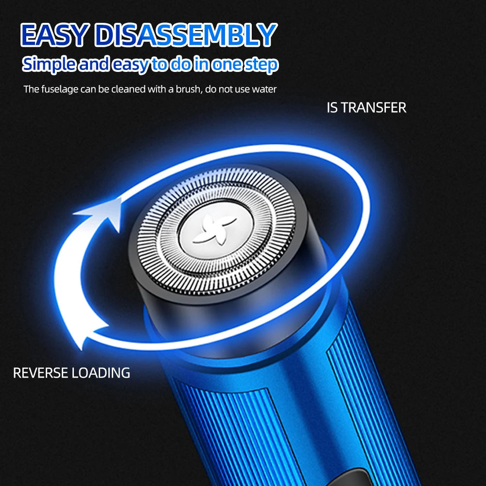 Rechargeable USB Electric Shaver Long Lasting Portable Washable Car Rechargeable Shaver Women's Shaving Machine Shaving Tools