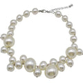 Elegant Imitation Pearl Women's Necklace Big Pearls Beads Choker Necklaces Party Wedding Bride Necklace Jewelry Girls Gifts