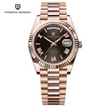 2026 New PAGANI DESIGN DD36 Rose Gold Men's Watches Luxury Mechanical Automatic Watch For Men Date Waterproof AR Sapphire Clock