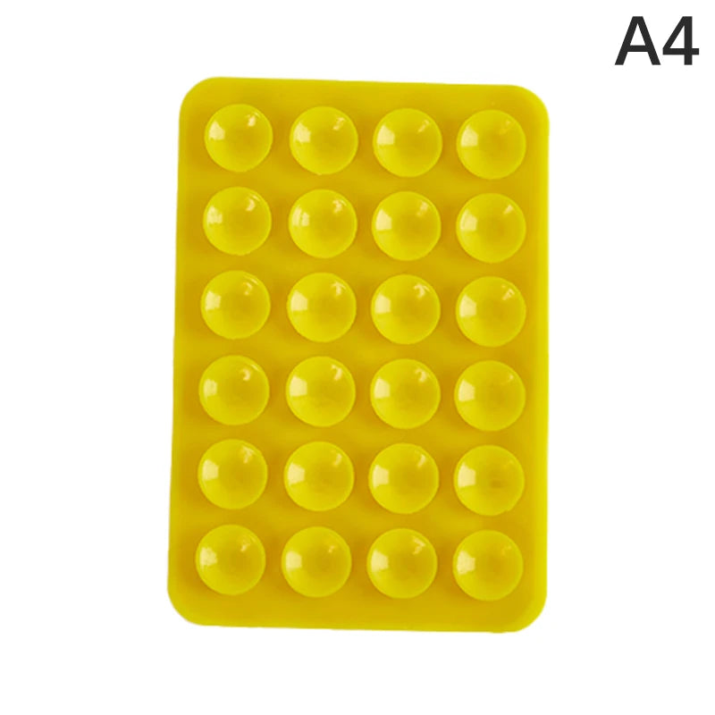 Single Side Silicone Suction Pad For Phone Sticky Gel Mat Anti-Slip Gripper Pad Universal Fixate Adhesive Reusable Holder