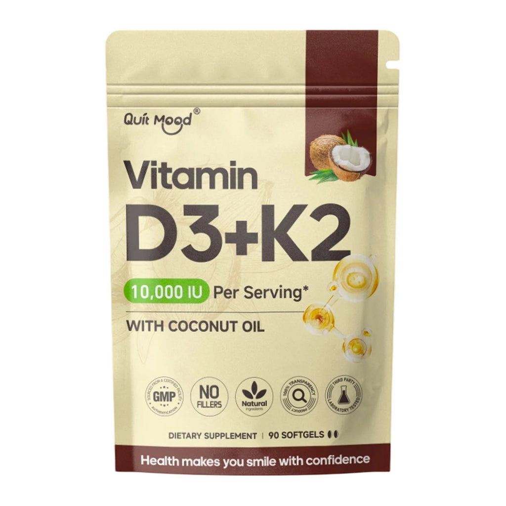 Vitamin D3K2, Assists Calcium Absorption, Trace Ingredient Vitamin Supplement Soft Capsule