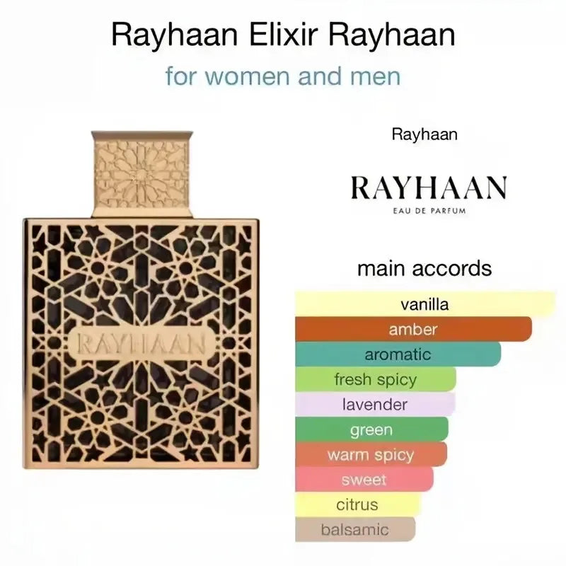 RAYHAAN gold-plated hollowed out perfume bottle, with strong agarwood and rose fragrance, wrapped in amber warmth, is the mystery and luxury of oriental luxury fragrance