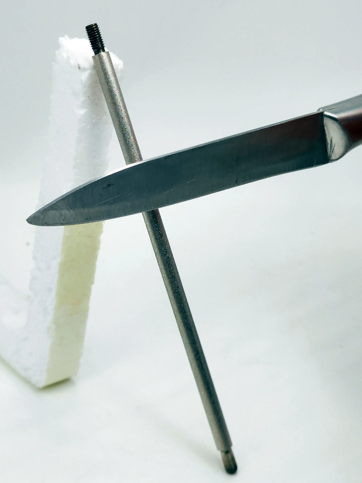 160mm Industrial Diamond Sharpening Rod | 6mm Dia | M5 Dual Thread | 11-Grit (80#-3000#) for Knives/Tools