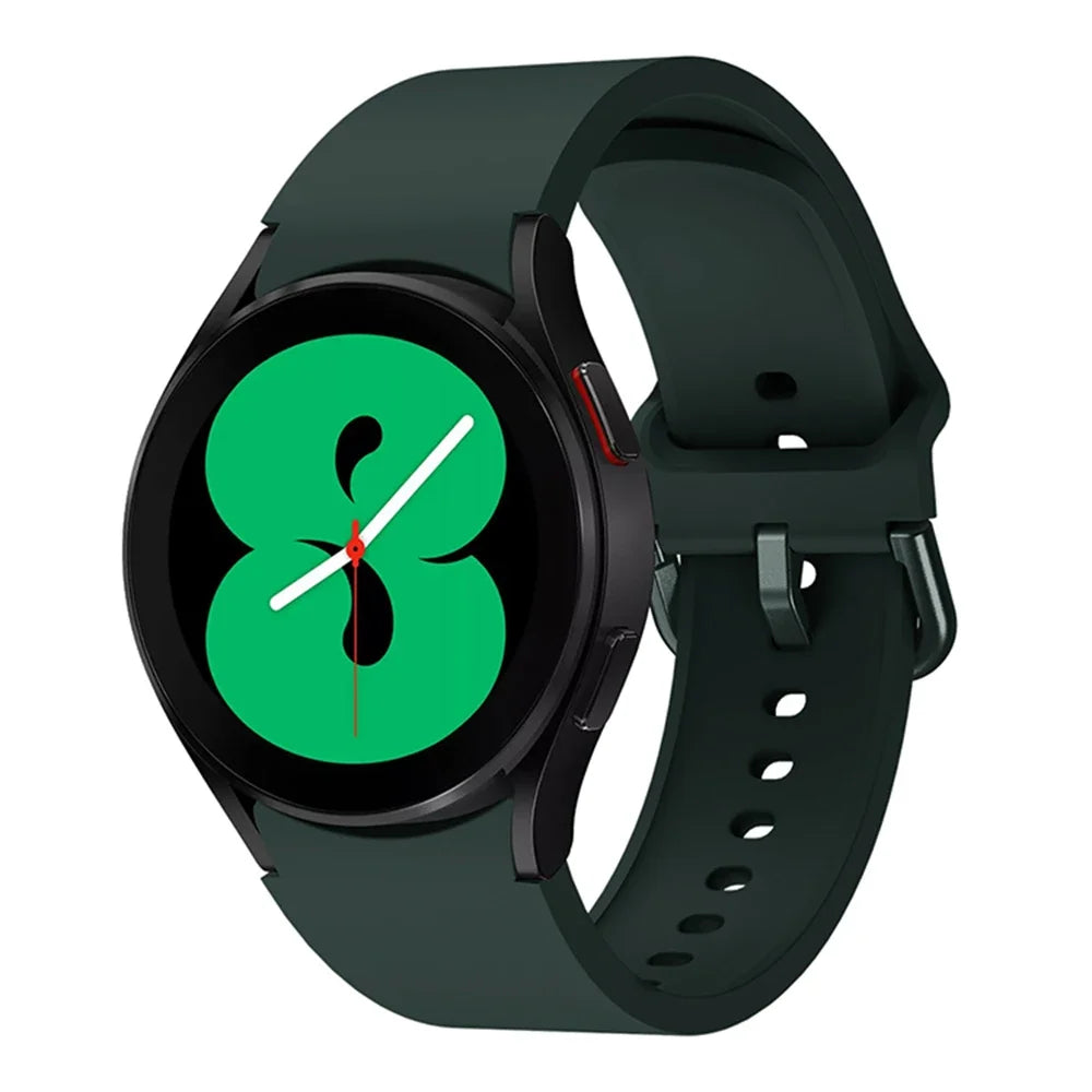 No Gap Silicone Strap For Samsung Galaxy Watch 6/4 Classic 47mm/43mm 5 Pro 45mm Bracelet Band For Galaxy Watch 7/6/5/4 40mm 42mm