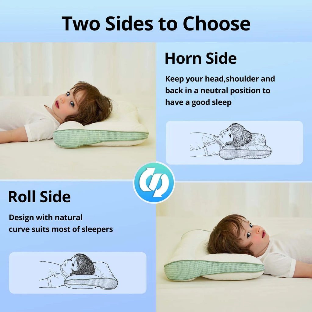 1-18 Years Children Neck Pillow Help Sleep Toddler Pillows Protection Neck Cervical Orthopedic Baby Pillow For Sleeping Almohada