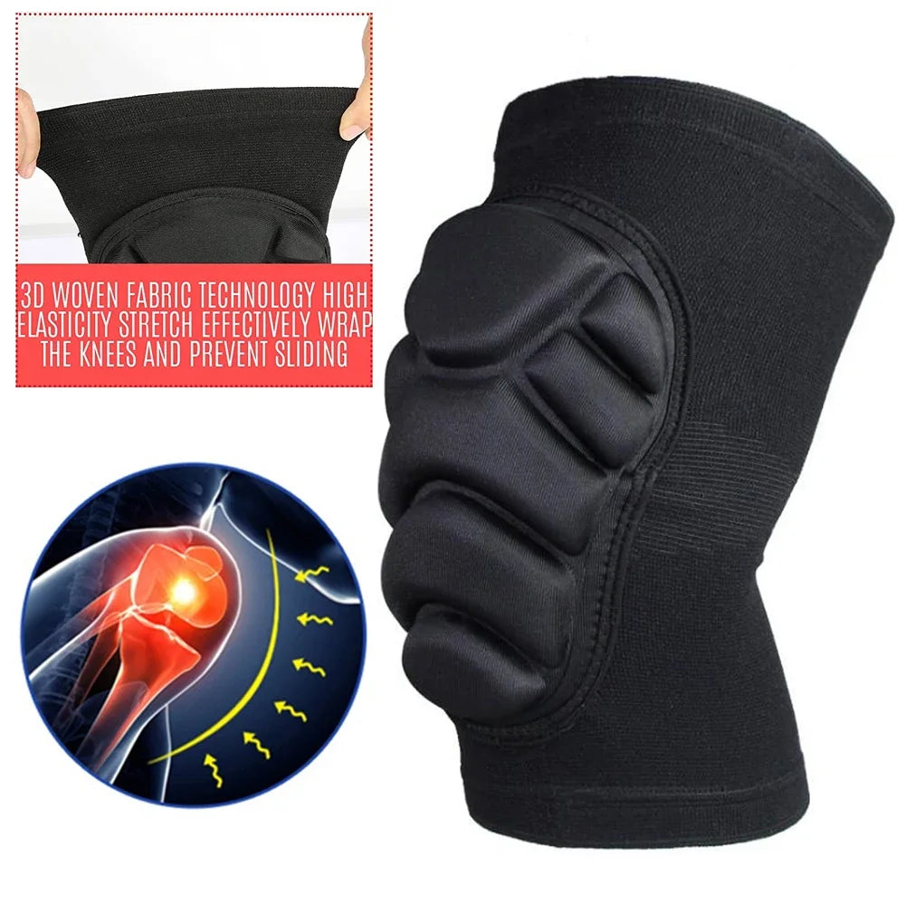 GOMOREON 1Pair Thick Sponge Kids Knee Pads Elbow Sleeves Guard Collision Avoidance Sport Protective Kneepad Skate Soccer Cycling