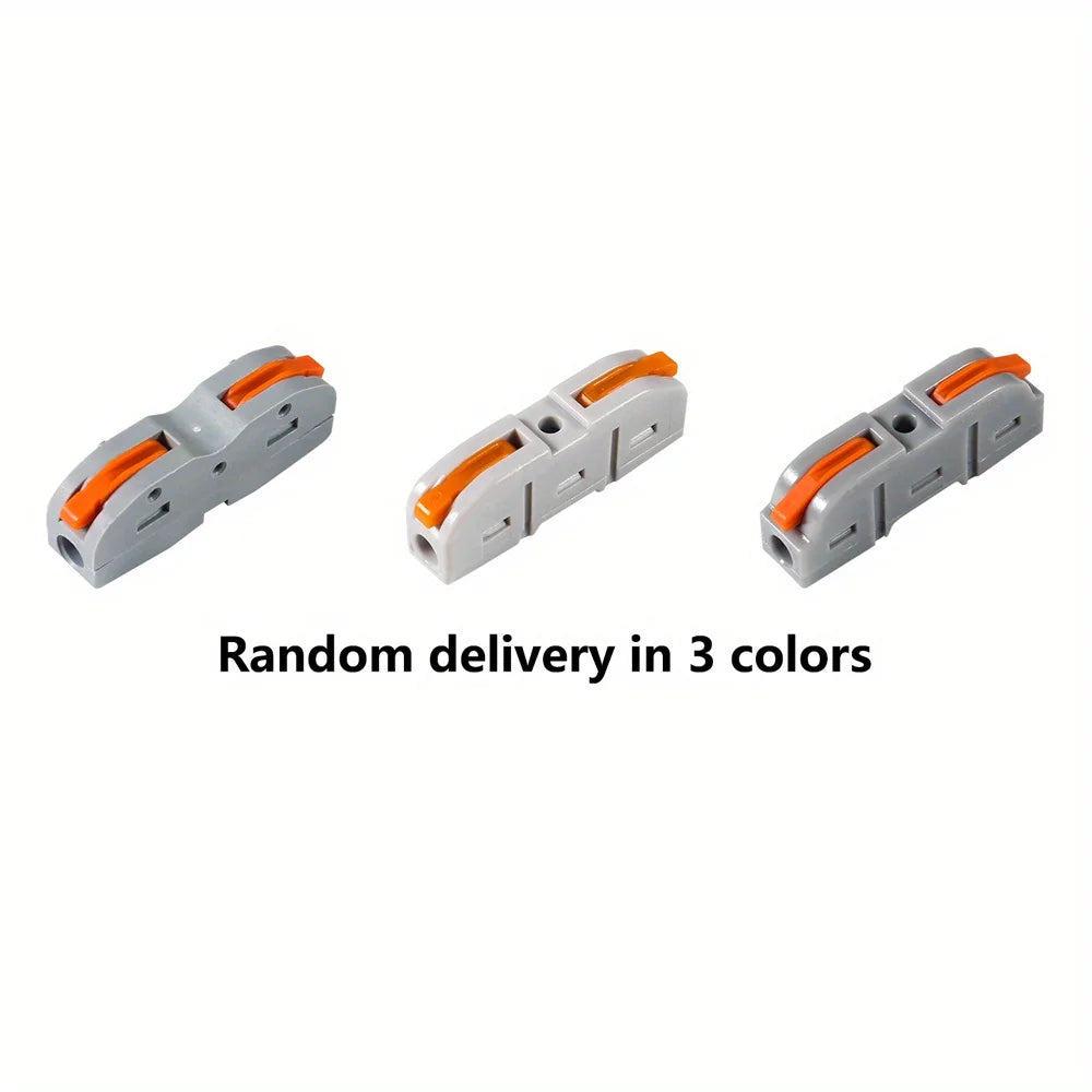 20/30/50/100 Pieces of Universal Lever-Type Cable Connectors, 1-to-1 Direct Connection Assembly Type, Electrical Connectors, Wire Terminals, Quick Connection