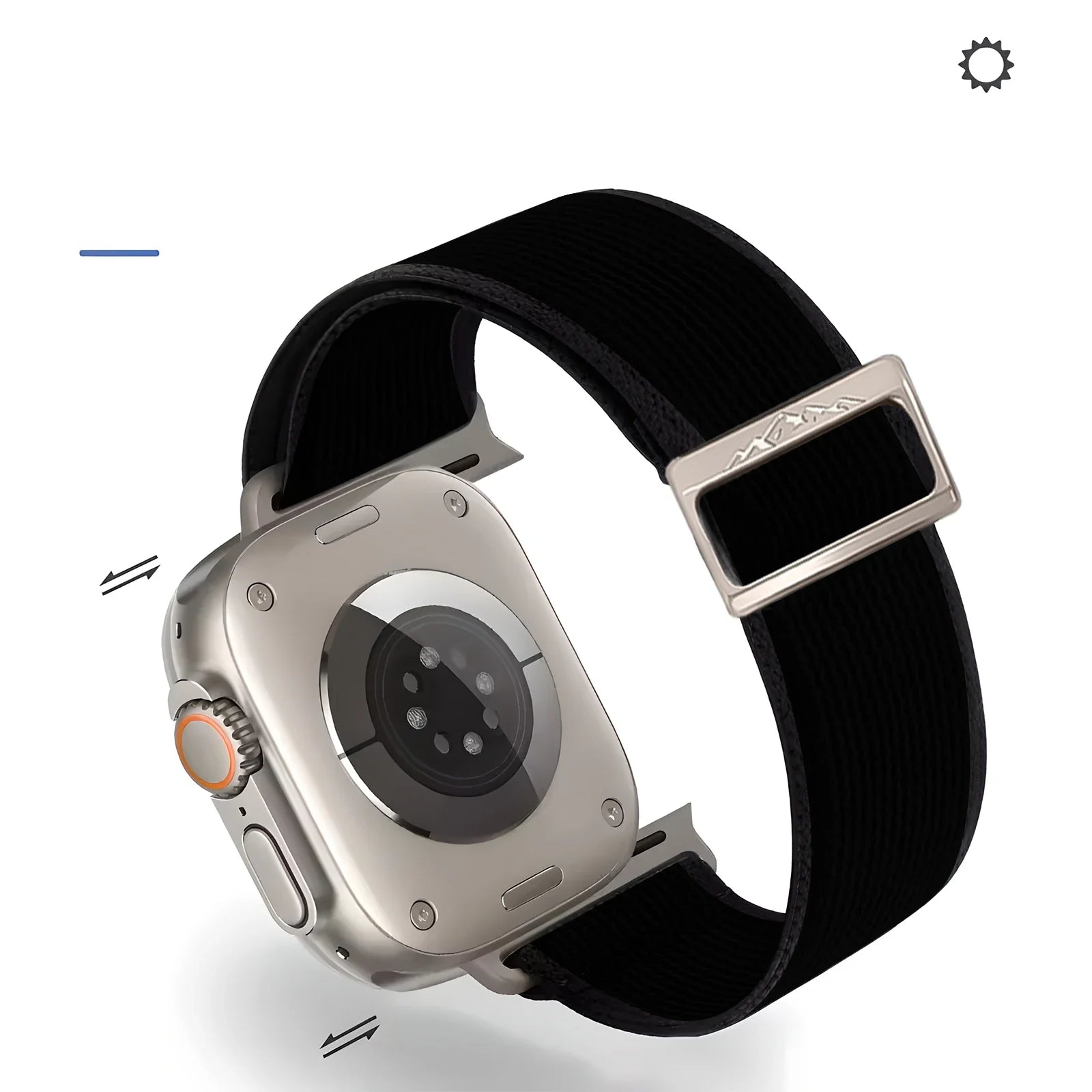 Nylon Strap for Apple Watch Ultra 2 Band 49mm 9 8 7 45mm 41mm 44mm 40mm 42mm Braided Elastic Bracelet for IWatch Series 6 SE 5 4