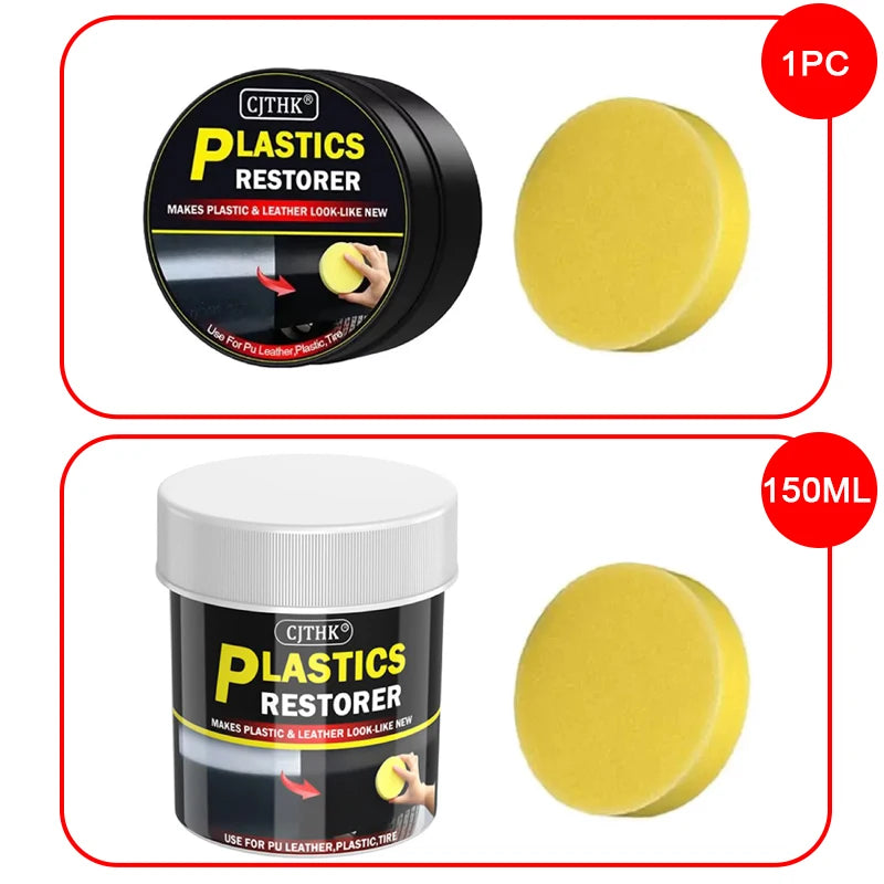 Car Plastic Restorer Back To Black Gloss Car Cleaning Products Plastic Leather Restore Auto Polish And Repair Coating Renovator