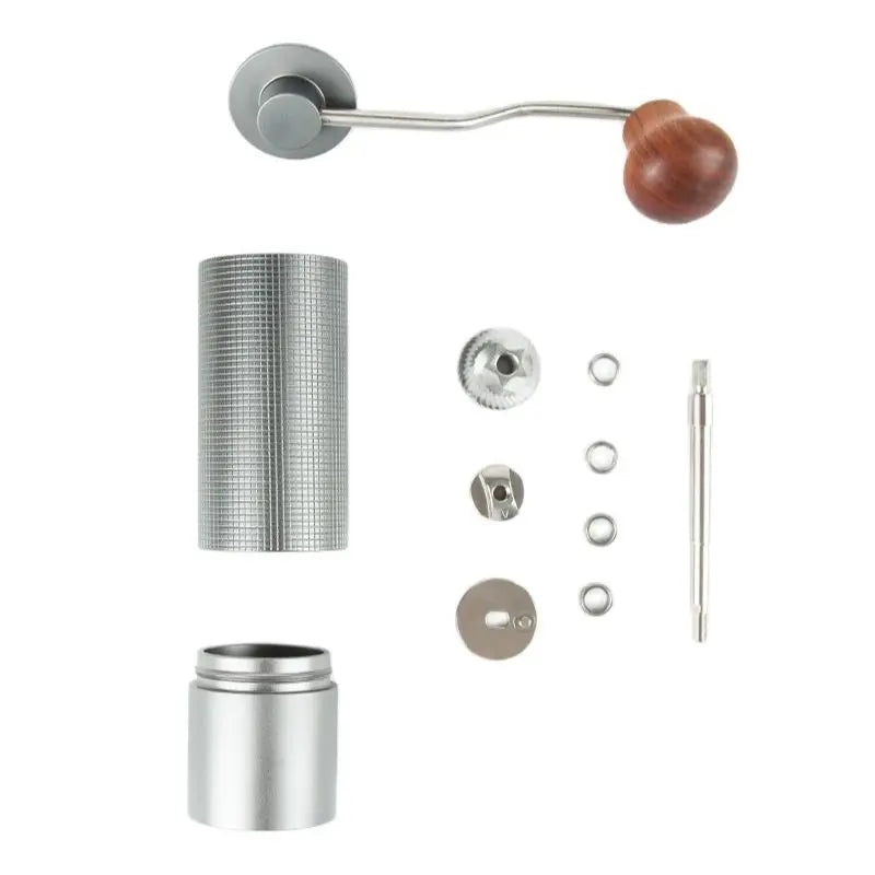 Professional Manual Coffee Grinder Upgrade All-metal Body  Anti-slip Design Portable Grinder Burr Inside