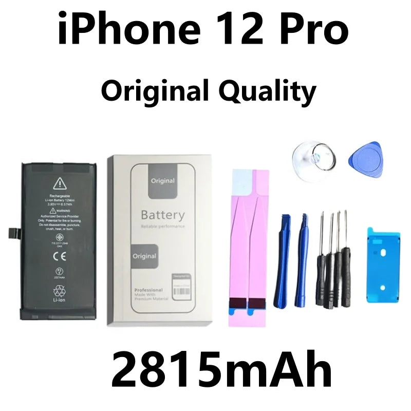 Xilecaly Battery For iPhone 14 Pro Max 11 Pro 12 13 Mini Pro Max Original Real High Capacity Replacement Bateria Warranty 1 Year