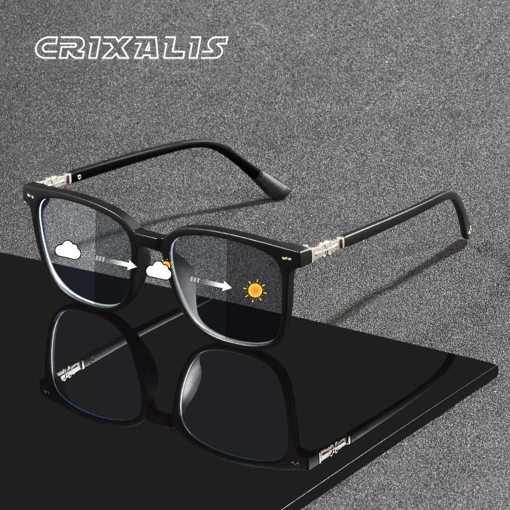 CRIXALIS Photochromic Classic Vintage Sunglasses For Men And Women Fishing Climbing Outdoor Sunshine Sun Glasses Shade UV400