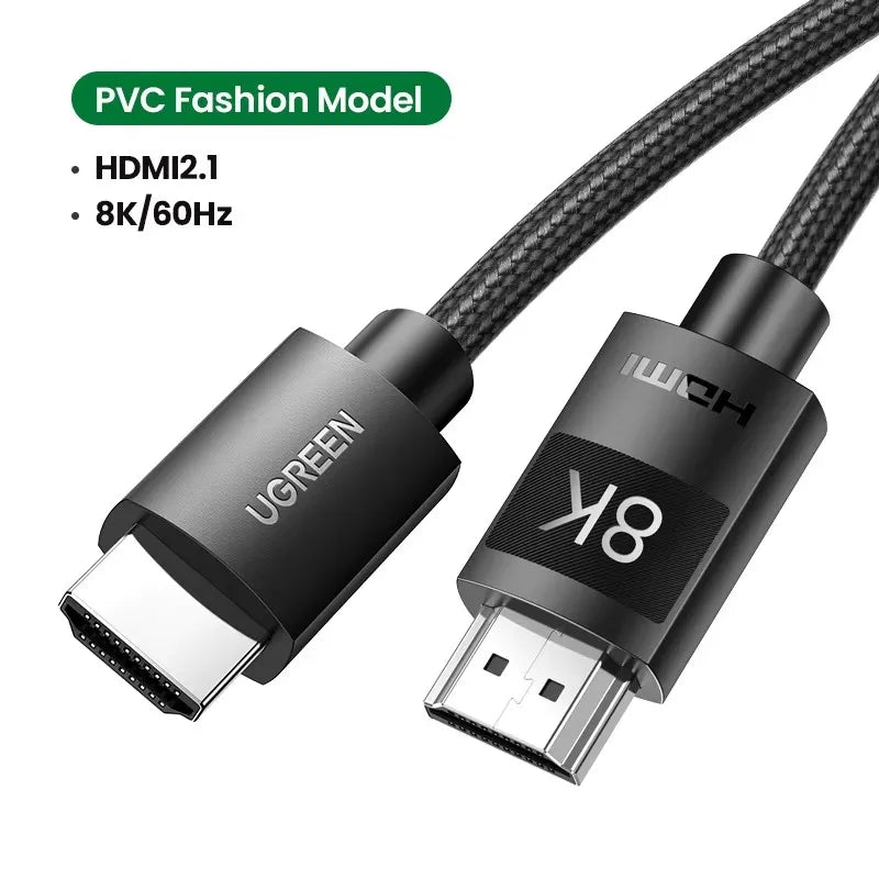 UGREEN HDMI Cable for Xbox Series X HDMI 2.1 Cable 8K/60Hz 4K/120Hz HDMI Splitter for Xiaomi Mi Box PS5 HDR10+ 48Gbps HDMI 2.1